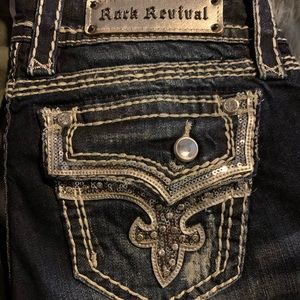 Rock Revival Kai Capri Size 27